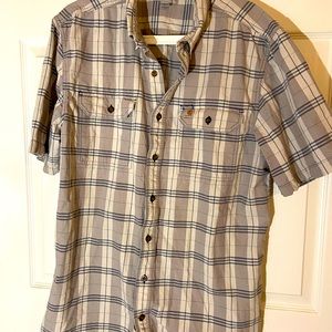 Carhartt button down short sleeve